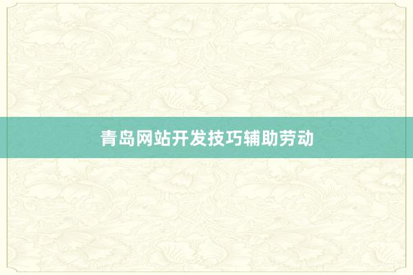 青岛网站开发技巧辅助劳动