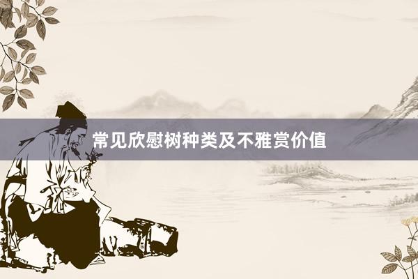 常见欣慰树种类及不雅赏价值